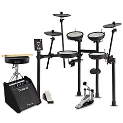 Roland Td 1dmk Electronic Drum Set With Pm100 Speaker System Premium Bundle Music Arts
