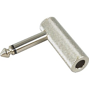 Hosa 1/4" Female to 1/4" Male Angle Adapter