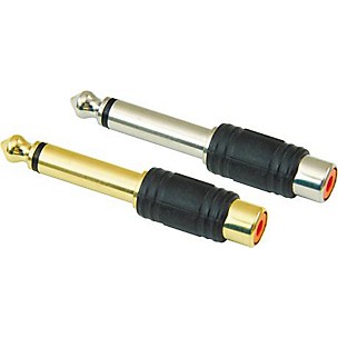 American Recorder Technologies 1/4" Male Mono to RCA Female Adapter