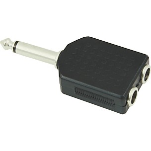 American Recorder Technologies 1/4" Male Mono to Two 1/4" Female Adapter