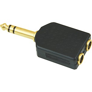 American Recorder Technologies 1/4" Male Stereo to Two 1/4" Female Stereo Adapter