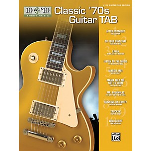 Alfred 10 For $10 '70s Guitar Tab Book