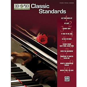 Alfred 10 For $10 Classic Standards (Piano, Vocal, and Chords Book)