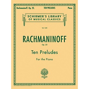 G. Schirmer 10 Preludes Op 23 Piano By Rachmaninoff