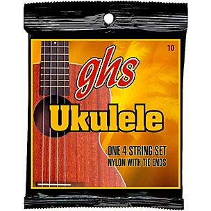 GHS 10 SET Standard Ukulele Clear Nylon Strings Hawaian D Tuning