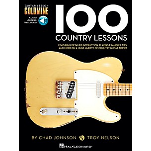 Hal Leonard 100 Country Lessons - Guitar Lesson Goldmine Series (Book/Online Audio)