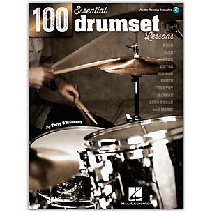 Hal Leonard 100 Essential Drumset Lessons Book/Online Audio