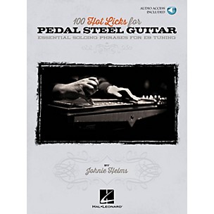 Hal Leonard 100 Hot Licks for Pedal Steel Guitar Pedal Steel Guitar Series Softcover with CD Written by Johnie Helms