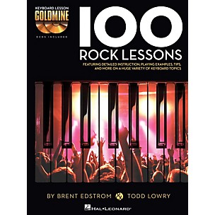 Hal Leonard 100 Rock Lessons - Keyboard Lesson Goldmine Series Book/2-CD Pack