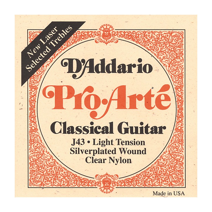 D Addario EJ43 Pro Arte Light Tension Classical Guitar Strings