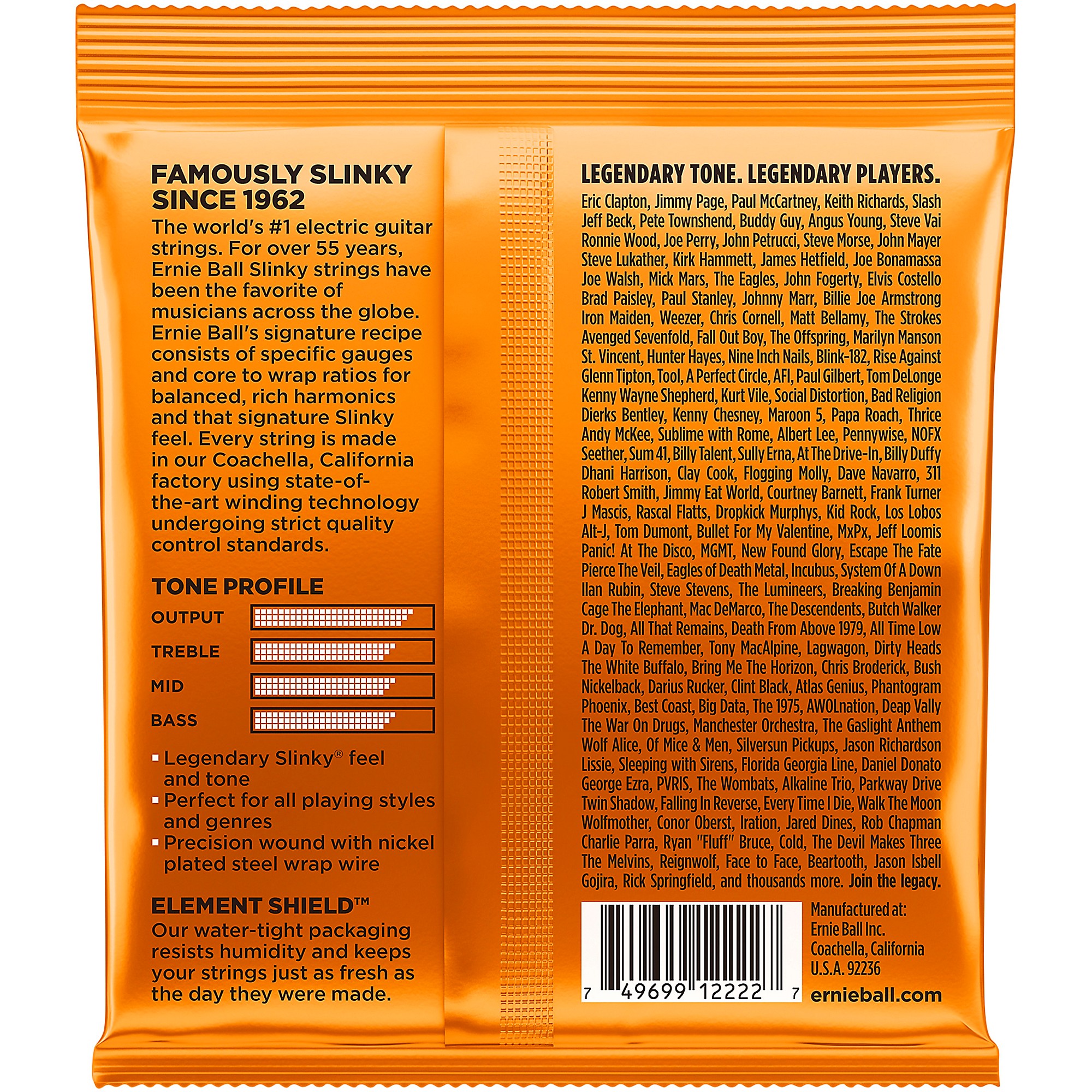 Ernie Ball 2222 Hybrid Slinky Nickel Wound Electric Guitar Strings