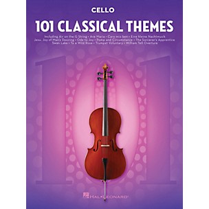 Hal Leonard 101 Classical Themes for Cello Instrumental Folio Series Softcover