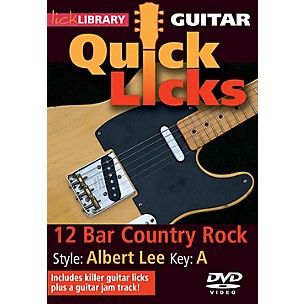Licklibrary 12-Bar Country Rock - Quick Licks (Style: Albert Lee; Key: A) Lick Library Series DVD by Steve Trovato