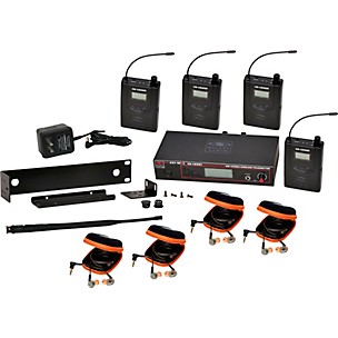 Galaxy Audio 1200 Series Wireless Personal Monitor Band Pack, With EB10 Ear Buds