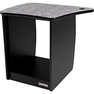 Omnirax 13-Rack Unit Left-Side Cabinet for OmniDesk Suite -Pewter Brush