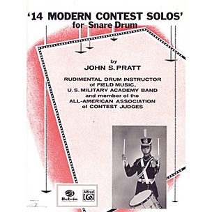 Alfred 14 Modern Contest Solos for Snare Drum Book