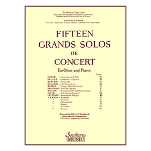 Southern 15 Grands Solos de Concert (Oboe) Southern Music Series Arranged by Albert Andraud