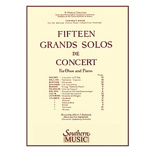 Hal Leonard 15 (fifteen) Grands Solos De Concert +usa-only+ Southern Music Series Arranged by Andraud, Albert