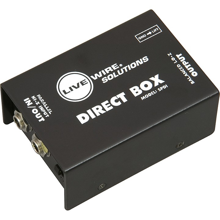 Livewire SPDI Passive Direct Box With Attenuation deals Pad floating low-impedance XLR