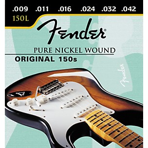 Fender 150L″ Original Pure Nickel Light Ball End Electric Guitar Strings