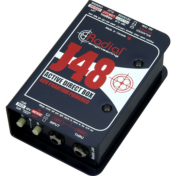 Radial Engineering Radial Engineering J48 Phantom Powered Active Direct Box