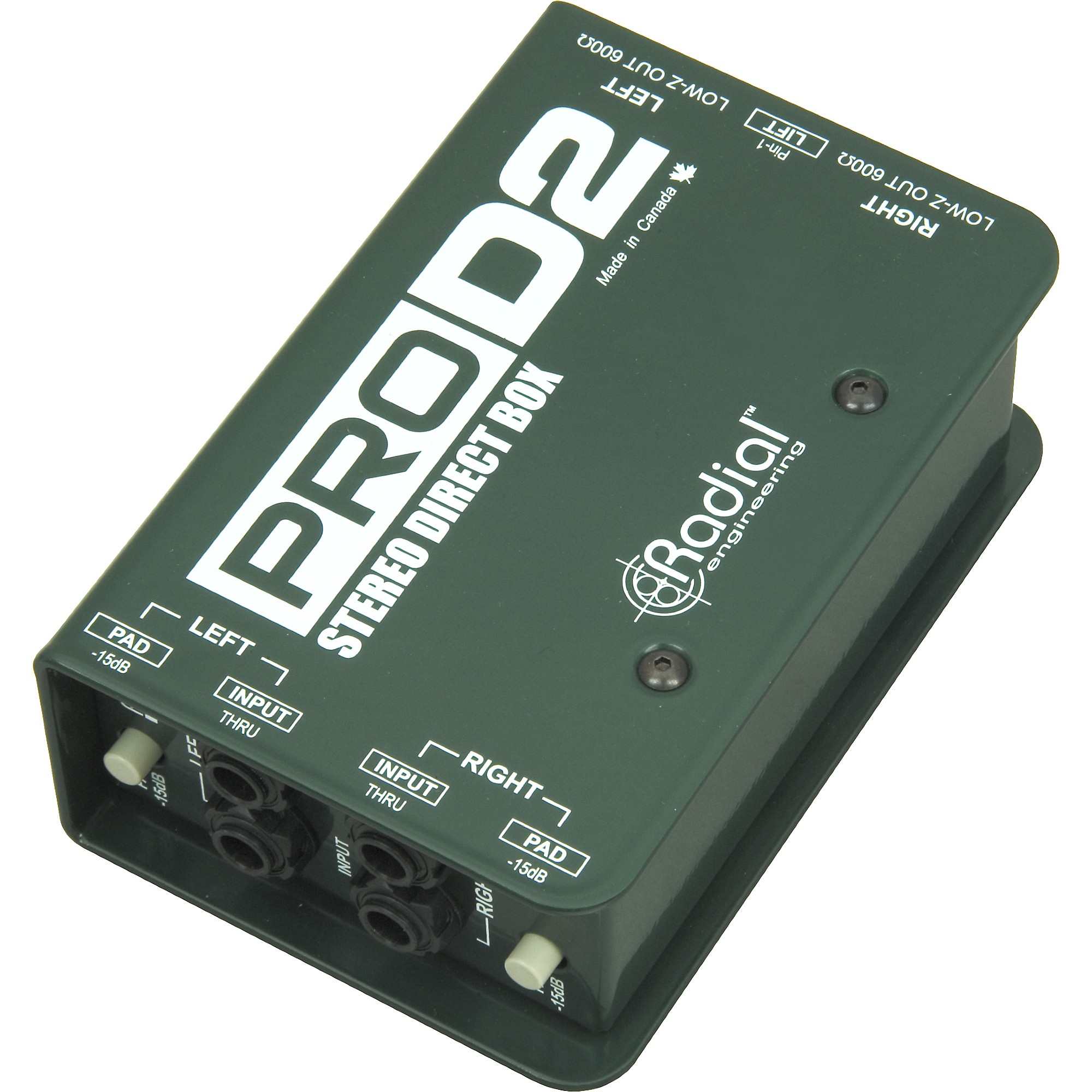 Radial Engineering ProD2 Passive Stereo Direct Box | Music & Arts