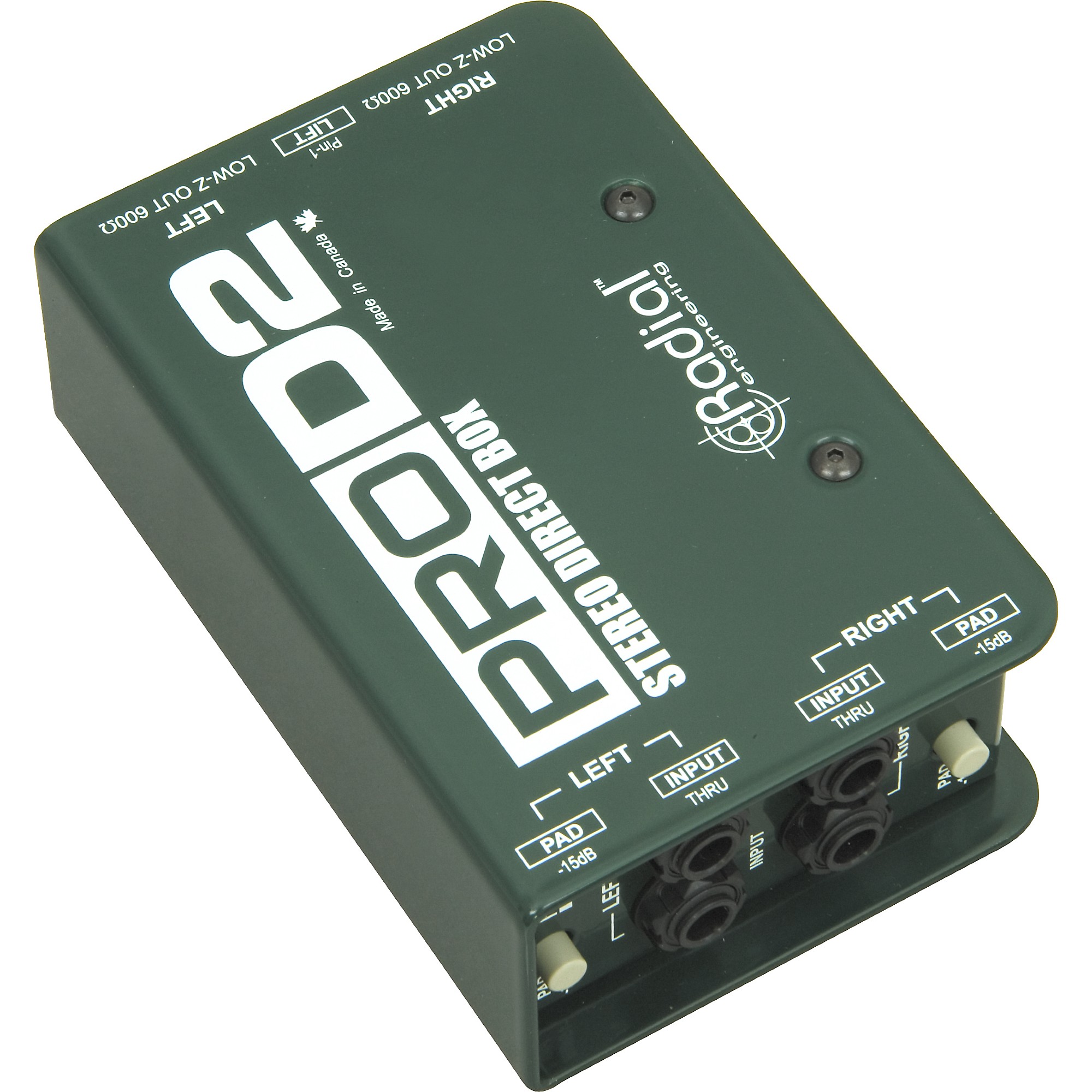 Radial Engineering ProD2 Passive Stereo Direct Box | Music & Arts