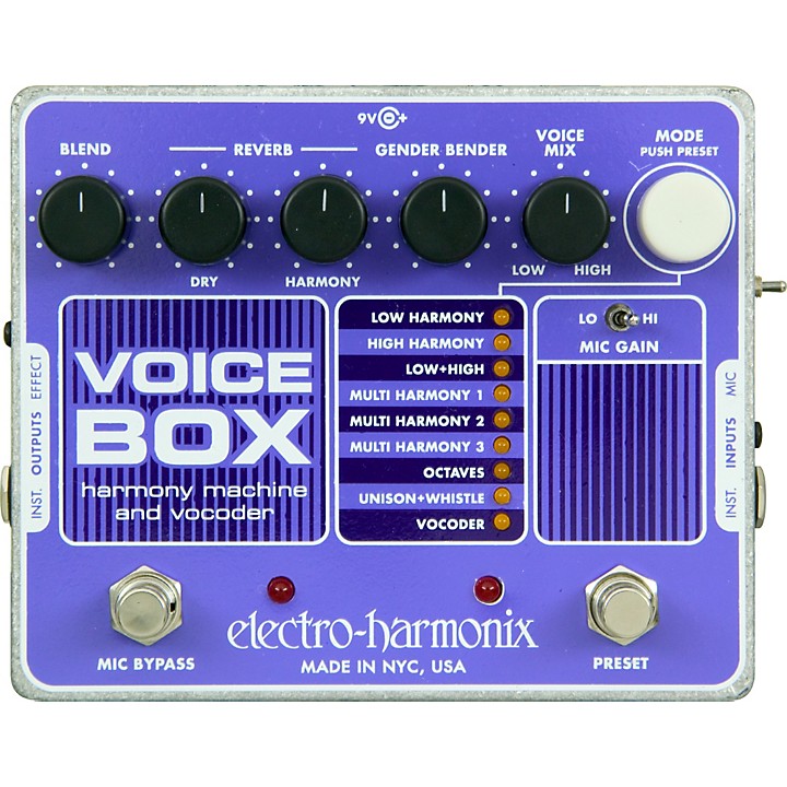 Electro-Harmonix Voice Box Harmony Machine/Vocoder | Music & Arts