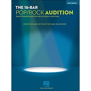 Hal Leonard 16 Bar Pop/Rock Audition Men's Edition