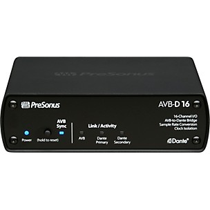 PreSonus 16 Channel I/O AVB to Dante Bridge