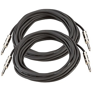 Musician's Gear 16 Gauge Speaker Cable Black 25' 2-Pack