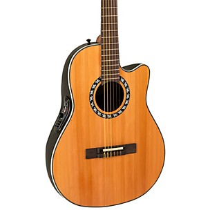 Ovation 1773AX-4-G Pro Series Mid-Depth Nylon-String Classical Acoustic-Electric Guitar