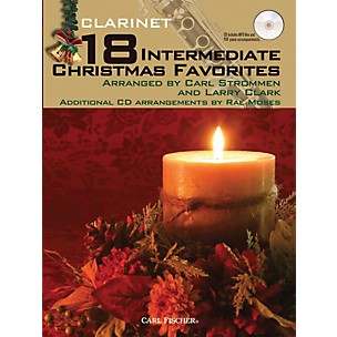 Carl Fischer 18 Intermediate Christmas Favorites - Clarinet Book/CD