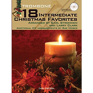 Carl Fischer 18 Intermediate Christmas Favorites - Trombone Book/CD