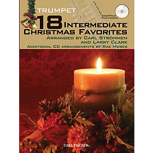 Carl Fischer 18 Intermediate Christmas Favorites - Trumpet Book/CD