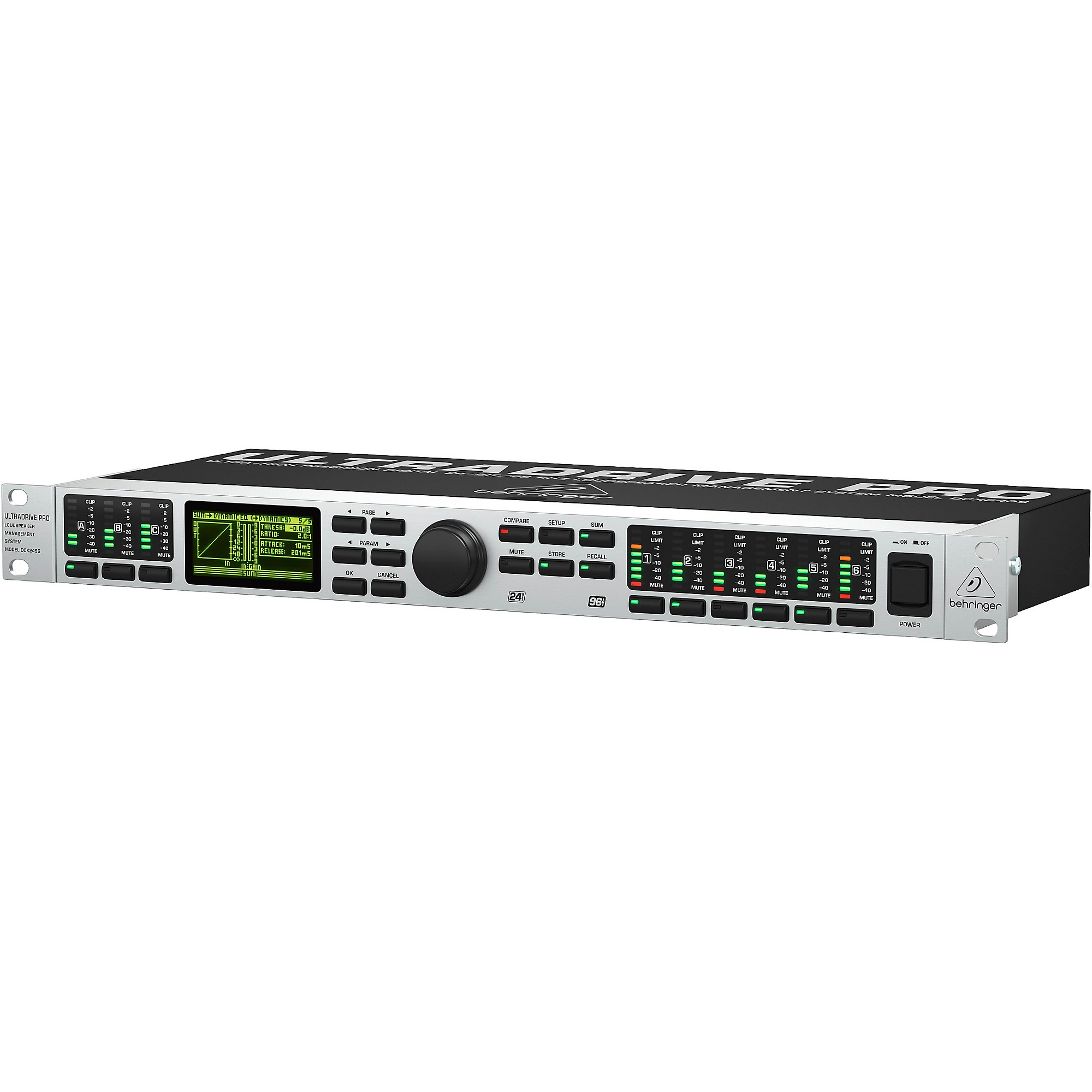 Behringer ULTRADRIVE PRO DCX2496 Loudspeaker Management System