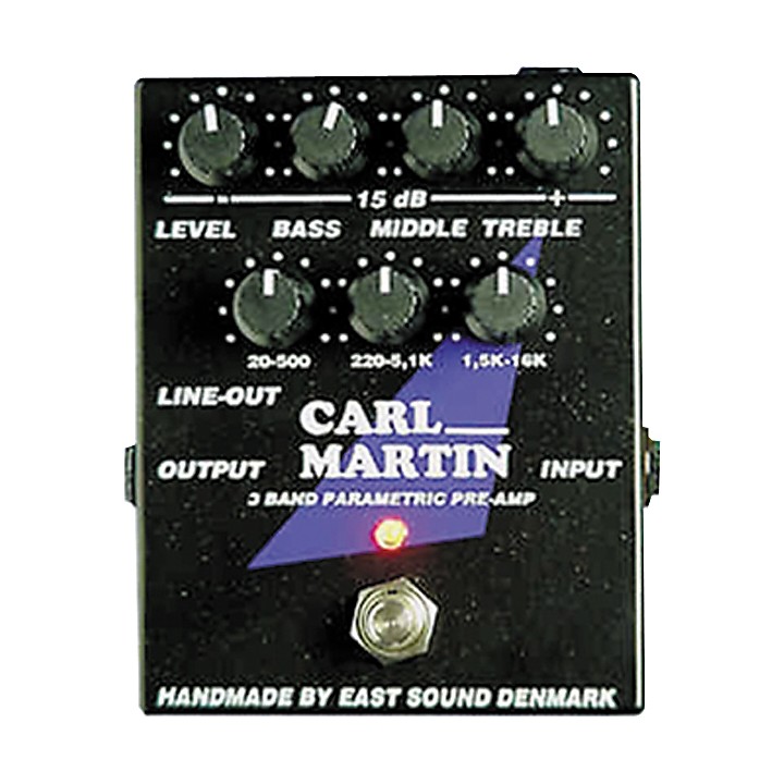 Carl Martin 3-Band Parametric EQ/Pre-amp | Music & Arts