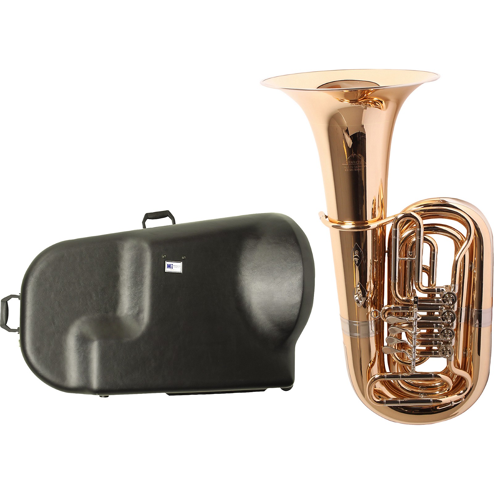 Miraphone 186-4U Series 4-Valve Gold Brass BBb Tuba with