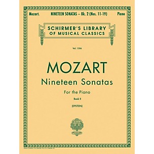 G. Schirmer 19 Sonatas for The Piano Book 2 English / Spanish Text By Mozart