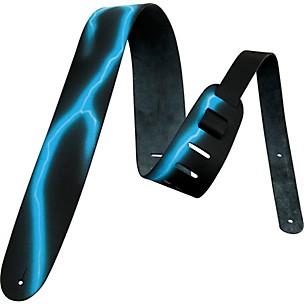 Perri's 2-1/2" Leather Airbrushed Guitar Strap