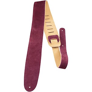 Perri's 2-1/2" Suede Leather Guitar Strap