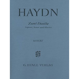 G. Henle Verlag 2 Duets for Soprano, Tenor and Piano Hob.XXVa:2 and 1 Henle Music Softcover by Haydn Edited by Helms