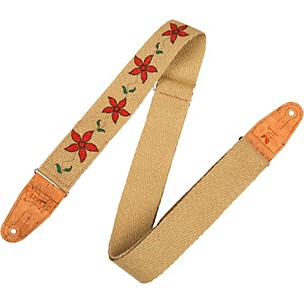 Levy's 2" Flowering Vine Hemp Series Guitar Strap