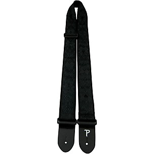 Perri's 2" Nylon Webbing Guitar Strap with Leather Ends