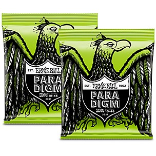 Ernie Ball 2 Pack- Paradigm Regular Slinky Electric Guitar Strings Bundle