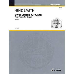 Schott 2 Pieces for Organ (1918) Schott Series