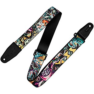 Levy's 2" Tattoo Series Polyester Guitar Strap