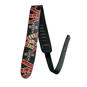 Perri's 2.5" High-Res Guns N' Roses Leather Guitar Strap