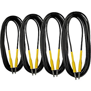 Musician's Gear 20 Ft. Instrument Cable, 4-Pack