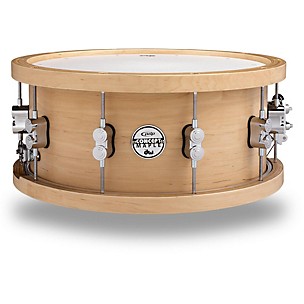 PDP by DW 20-Ply Maple Snare with Wood Hoops and Chrome Hardware